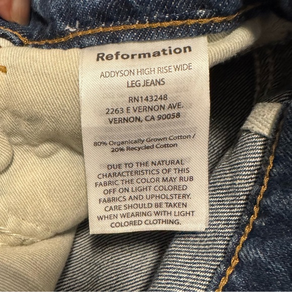 Reformation Dark Indigo Flare Jeans - Picture 13 of 14